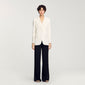 Opera Sequinned Suit Jacket Ecru
