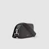 Minibag Hook Small Saffiano Leather Bag Black
