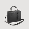 Downtown Large Update Briefcase In Certified Leather Black