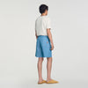 Rope Denim Shorts Faded cotton shorts Chambray