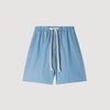 Rope Denim Shorts Faded cotton shorts Chambray