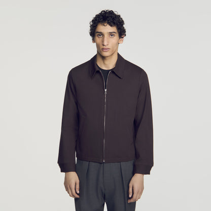 Cotton Jacket  Worker Jacket Chocolate