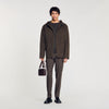 Hooded Windcheater Dark Kaki.