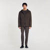 Hooded Windcheater Dark Kaki.