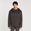 Hooded Windcheater Dark Kaki.