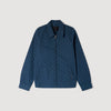 Fitted Cross Jacket Square Cross Denim Jacket Navy Blue
