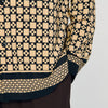 Square Cross Ml Printed Loose-Fit Shirt Beige