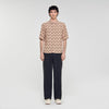 Big Rope Mc Loose-Fit Rope Print Shirt Butter Cream