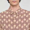 Big Rope Mc Loose-Fit Rope Print Shirt Butter Cream