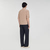 Big Rope Mc Loose-Fit Rope Print Shirt Butter Cream