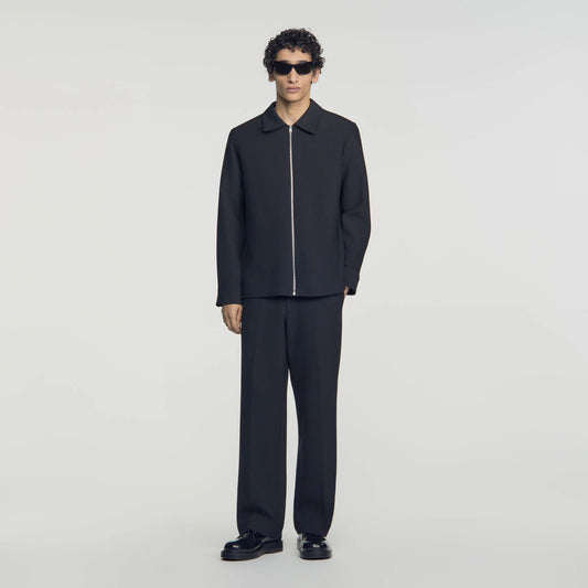 Joker Zip Shirt  Shirt Black