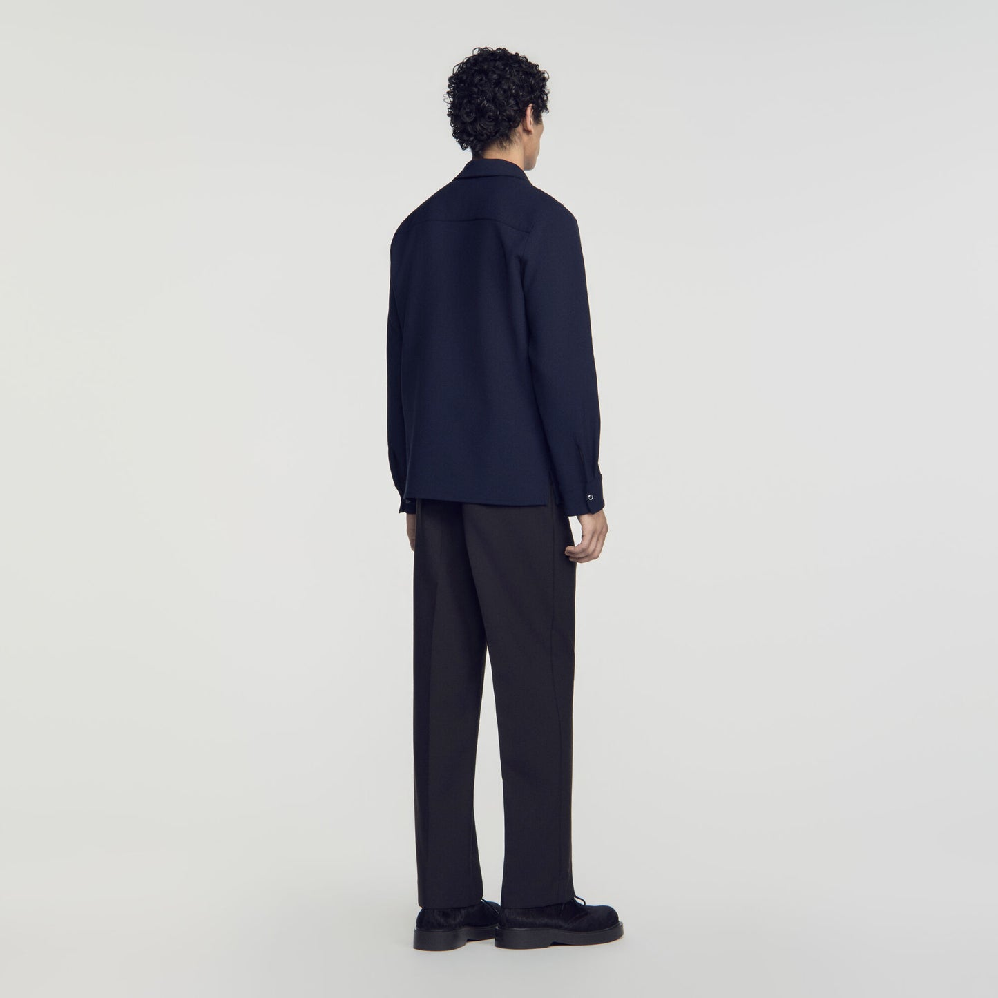 Joker Zip Shirt  Shirt Navy Blue