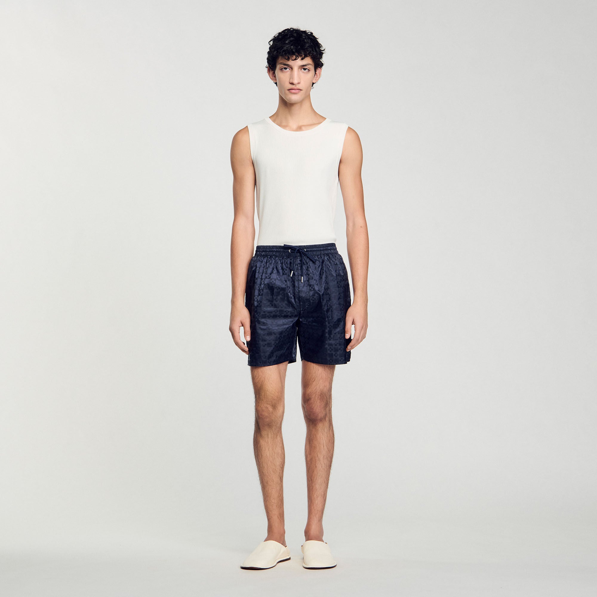 Squarecross Jacquard Mdc Squarecross Swim Shorts Midnightblue Midnightblue