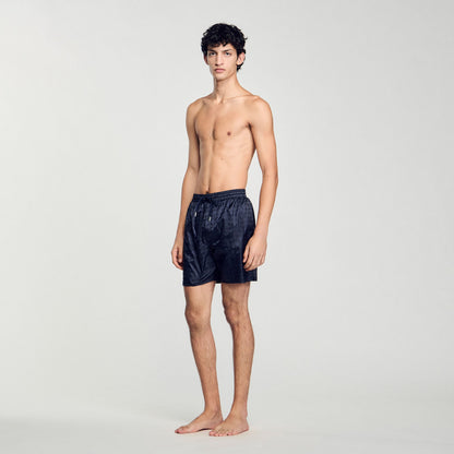 Squarecross Jacquard Mdc Squarecross Swim Shorts Midnightblue Midnightblue