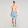 Maillot De Bain Catena Chain Print Swim Shorts Sky Blue