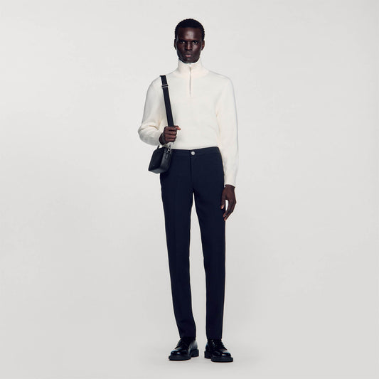 Jersey Jersey Trousers Black