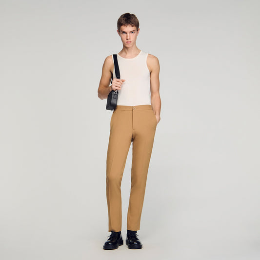 Jersey Jersey Trousers Nut