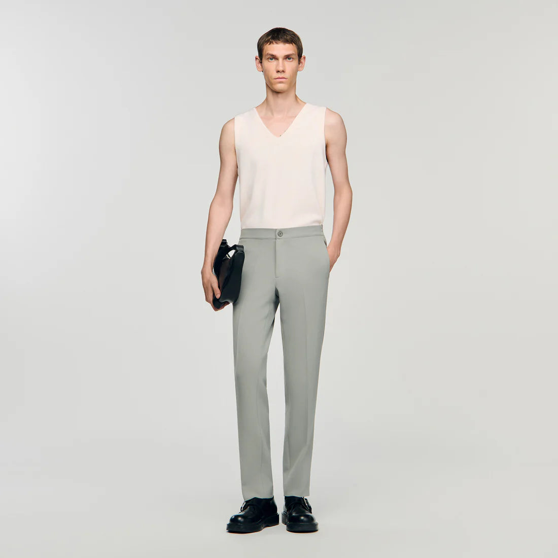 Jersey Jersey Trousers Steel