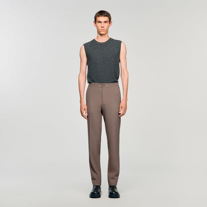 Jersey Jersey Trousers Light Taupe