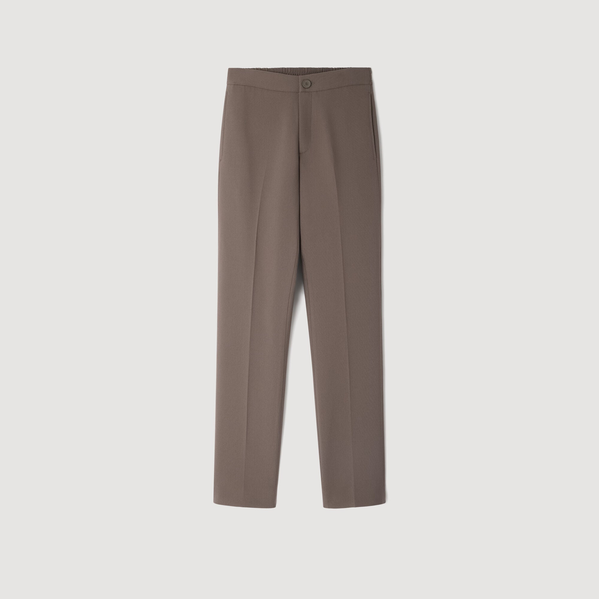 Jersey Jersey Trousers Light Taupe