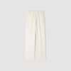 Large Jersey Wide-Leg Trousers Ecru