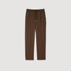 New Alpha Elasticated Straight-Leg Trousers Tobacco Brown