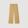 Jerome Pant Wide-Leg Cotton Trousers Ocher Yellow