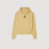 Hoodie Patch 4S Leather Patch Sweatshirt Ocher Yellow