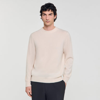 Crewneck Cashmere Cashmere Sweater Off White