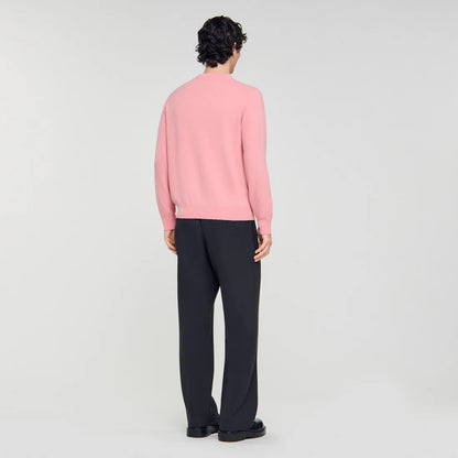 Crewneck Cashmere Cashmere Sweater Baby Pink