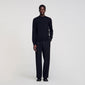 Industrial Wool jumper with a high collar Black