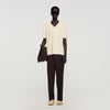 Riccardo Polo Stretch Knit Polo Shirt ECRU