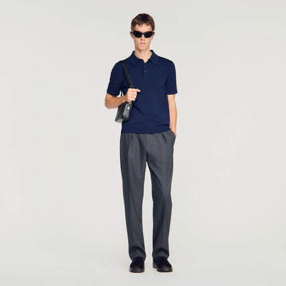 Pablo Cotton  Knit Jumper Royal Blue