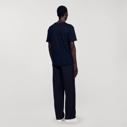 Linen T-Shirt Black
