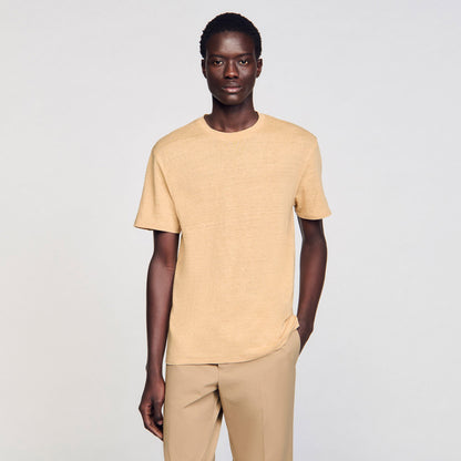 Certified Linen T-Shirt Nut
