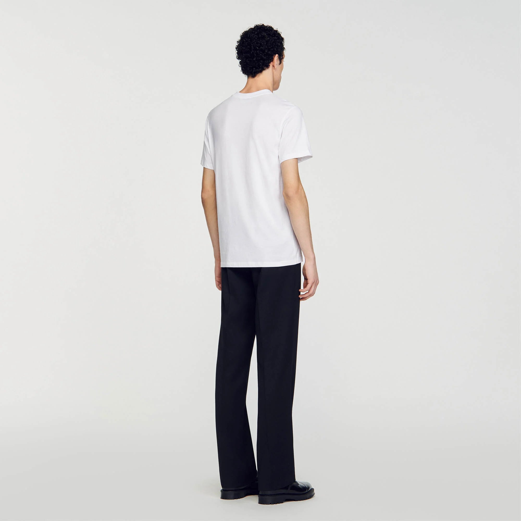 New Sandro  Tee Short-Sleeved T-Shirt White