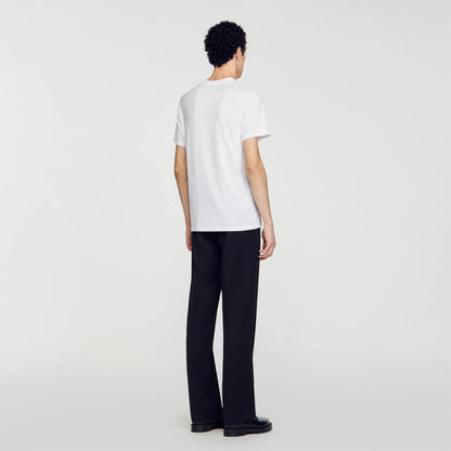 New Sandro  Tee Short-Sleeved T-Shirt White