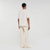 Tshirt Patch 4S Leather Logo T-Shirt Butter Cream