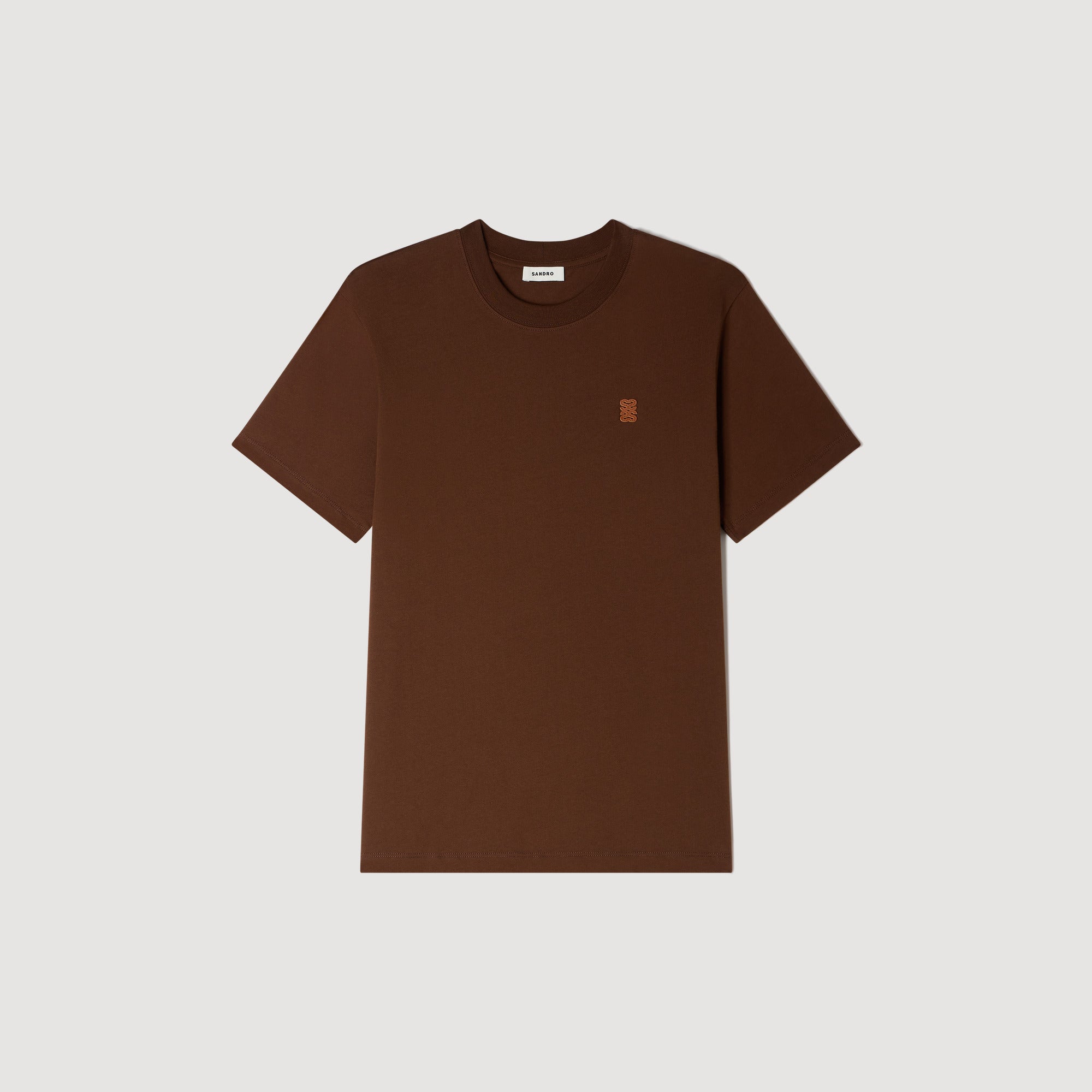 Tshirt Patch 4S Leather Logo T-Shirt Ginger Bread