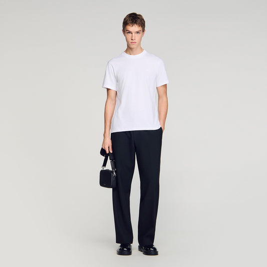Retro Ss Classic Tee T-Shirt With Double S Patch White
