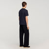 Retro Ss Classic Tee T-Shirt With Double S Patch Navy Blue