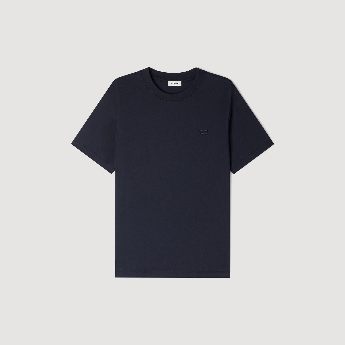 Retro Ss Classic Tee T-Shirt With Double S Patch Navy Blue