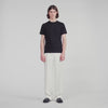 Sandro Logo Tee Cotton T-Shirt Black