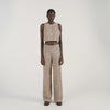 Javier Tweed Vest Brown