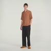 Catena Shirt Mc Link Print Loose-Fit Shirt CAMEL