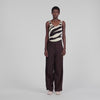 Desire Wide-Leg Trousers Brown