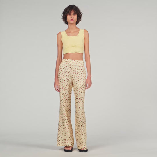 Sole Floral Trousers Butter / Pink