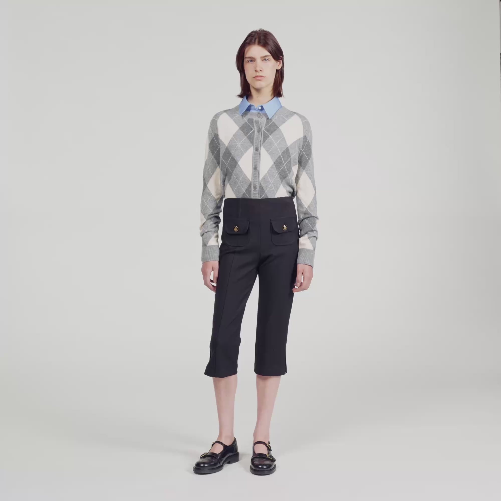 Adenio Capri Trousers Black