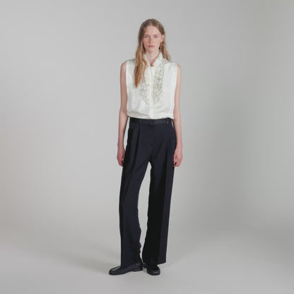 Azafrona  Straight Leg Jeans Black