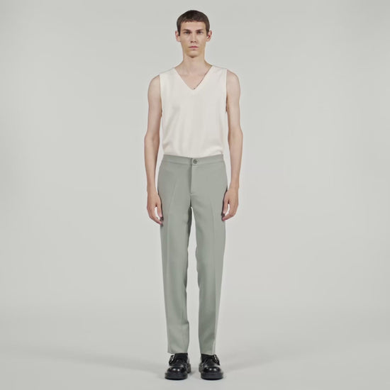 Jersey Jersey Trousers Steel